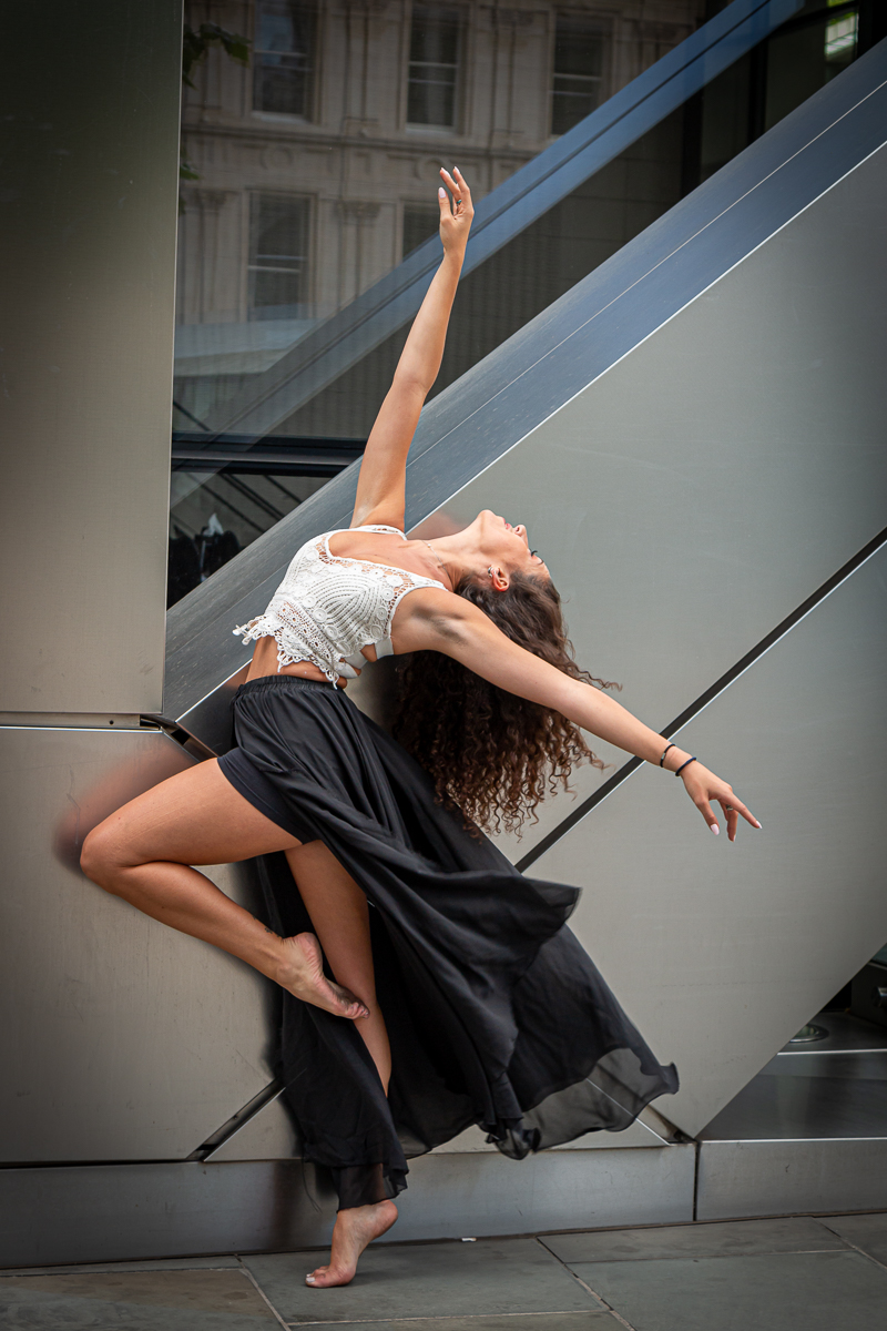 Outdoor Dance Portrait Professional outdoor dance portrait with dramatic sky