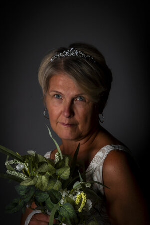 Candid wedding moment captured with natural light